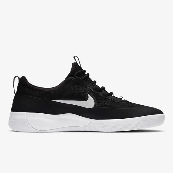 Nike SB Nyjah Free 2 Low Mens Skateboard Shoes Black White BV2078-001 NEW Multi - Picture 2 of 7